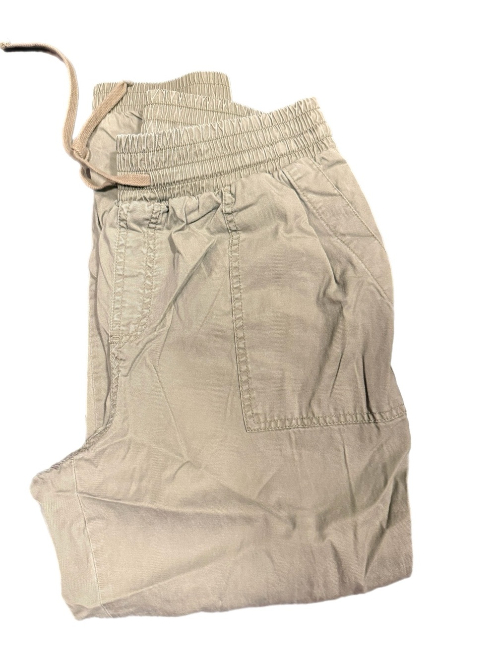 a new day Beige Elastic Waist Track Joggers